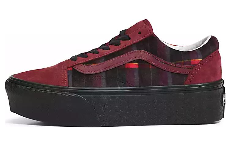 Old Skool Vans Stackform 'Velvet Plaid'