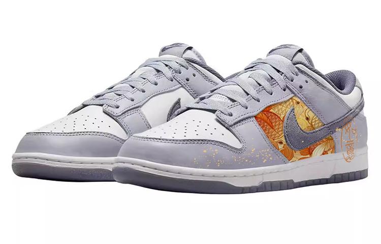 Nike Dunk Anti-Slip Wear-Resistant Low-Top Skateboard Shoes Men's White Gray купить в интернет-магазине Yoocart с быстрой доставкой по России.