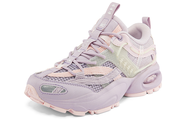 Kappa Abrasion Resistant Low Top Chunky Sneakers Women's Purple Pink