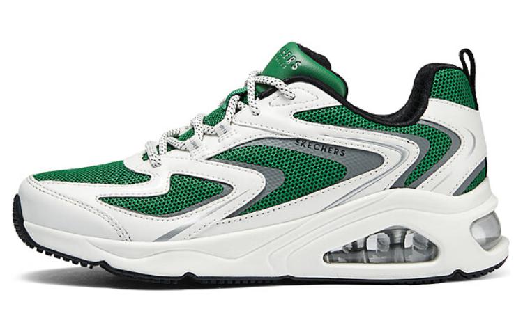 Skechers Cushioning Wear-Resistant Low-Top Casual Shoes Women's Green White