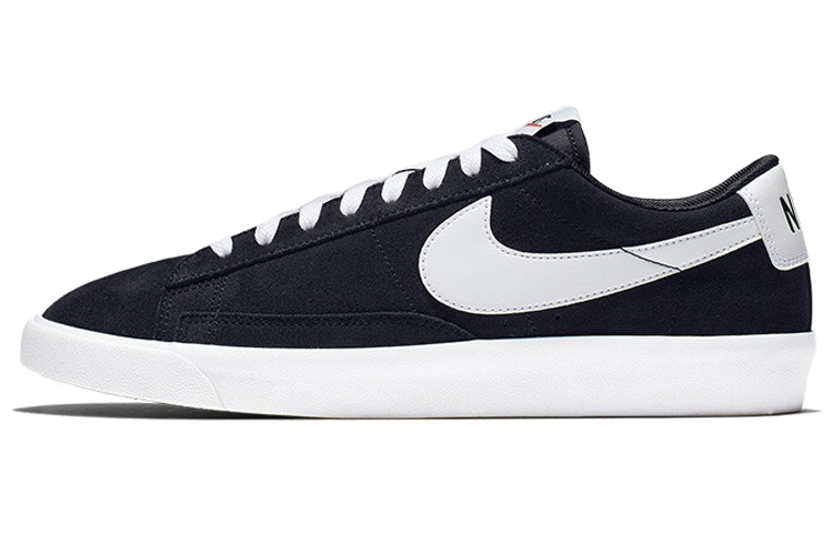 Nike Blazer Low Premium Vintage Suede Black White