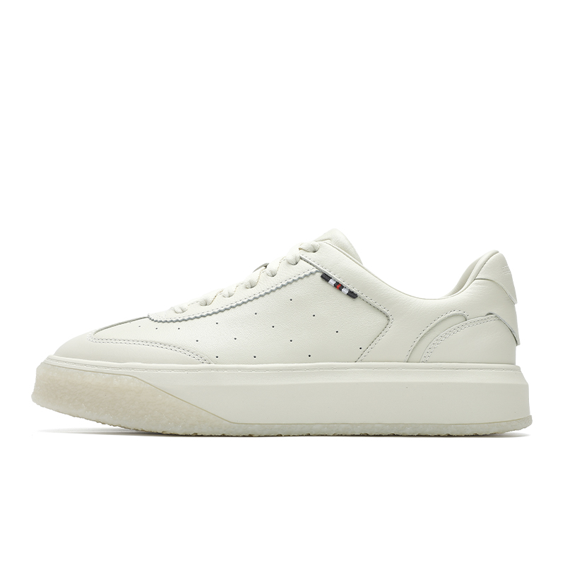 FILA OLIMPICA Slip-Resistant Low-Top Skateboard Shoes Men's White Asparagus