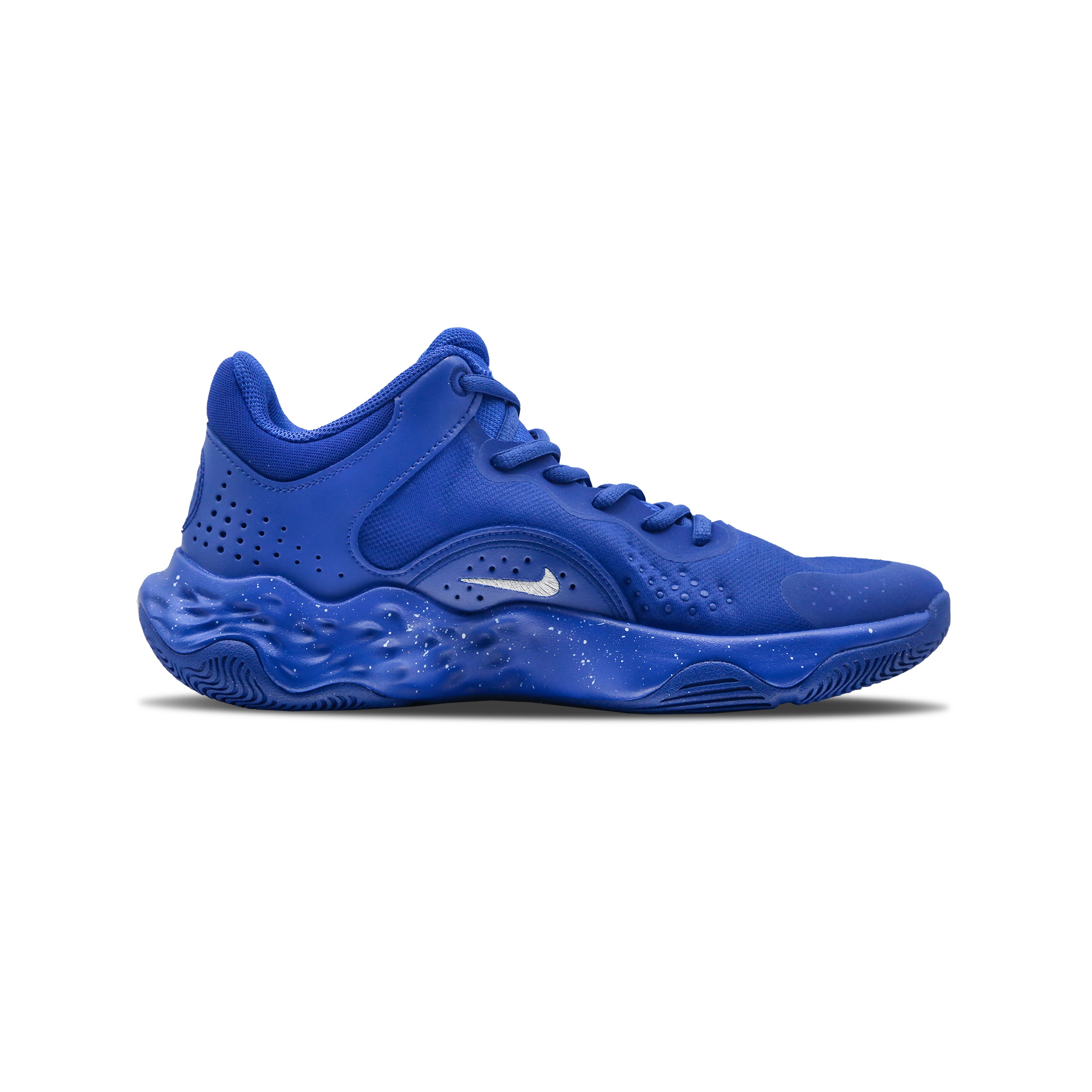 Nike Fly By Mid 3 Night Navigator PRO Scraping Mops Mid Top Basketball Shoes Men's White Blue купить в интернет-магазине Yoocart с быстрой доставкой по России.
