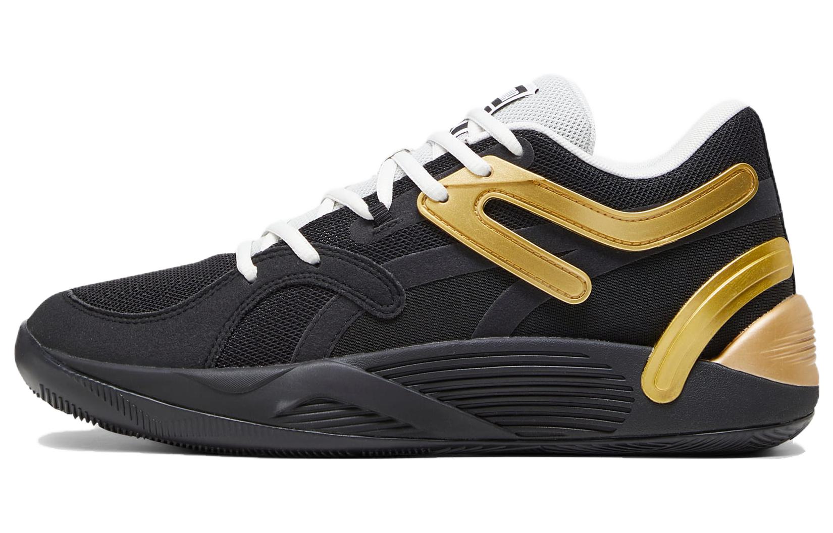PUMA Trc Blaze Court Basketball Shoes 'Black Gold'