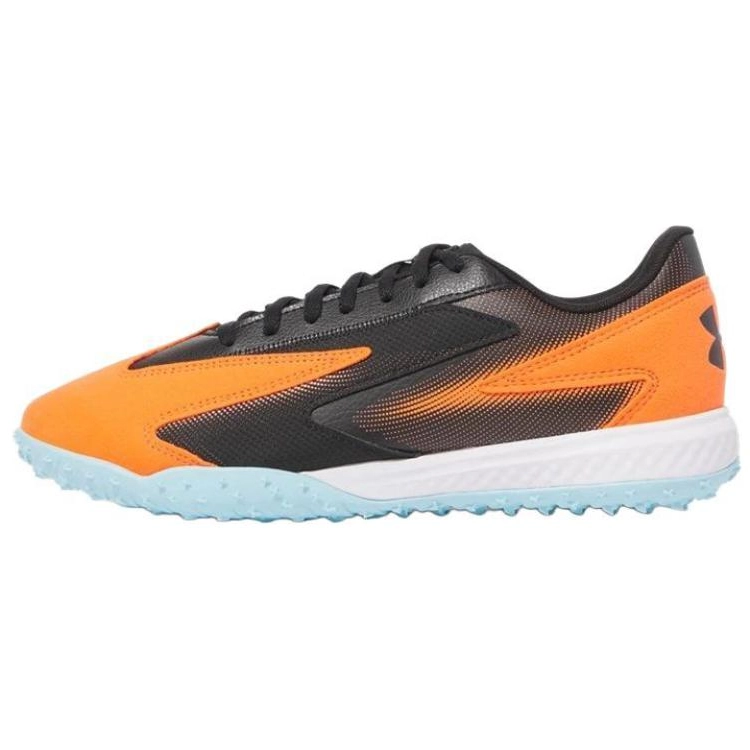 Under Armour TF Turf Soccer Shoes Unisex Black Orange
