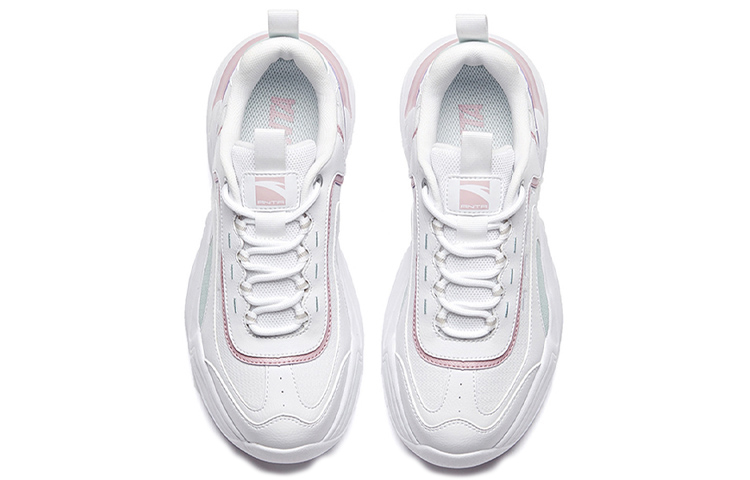 Anta Slip-Resistant Cushioning Wear-Resistant Low-Top Chunky Sneakers Women's Dusty Purple White купить в интернет-магазине Yoocart с быстрой доставкой по России.