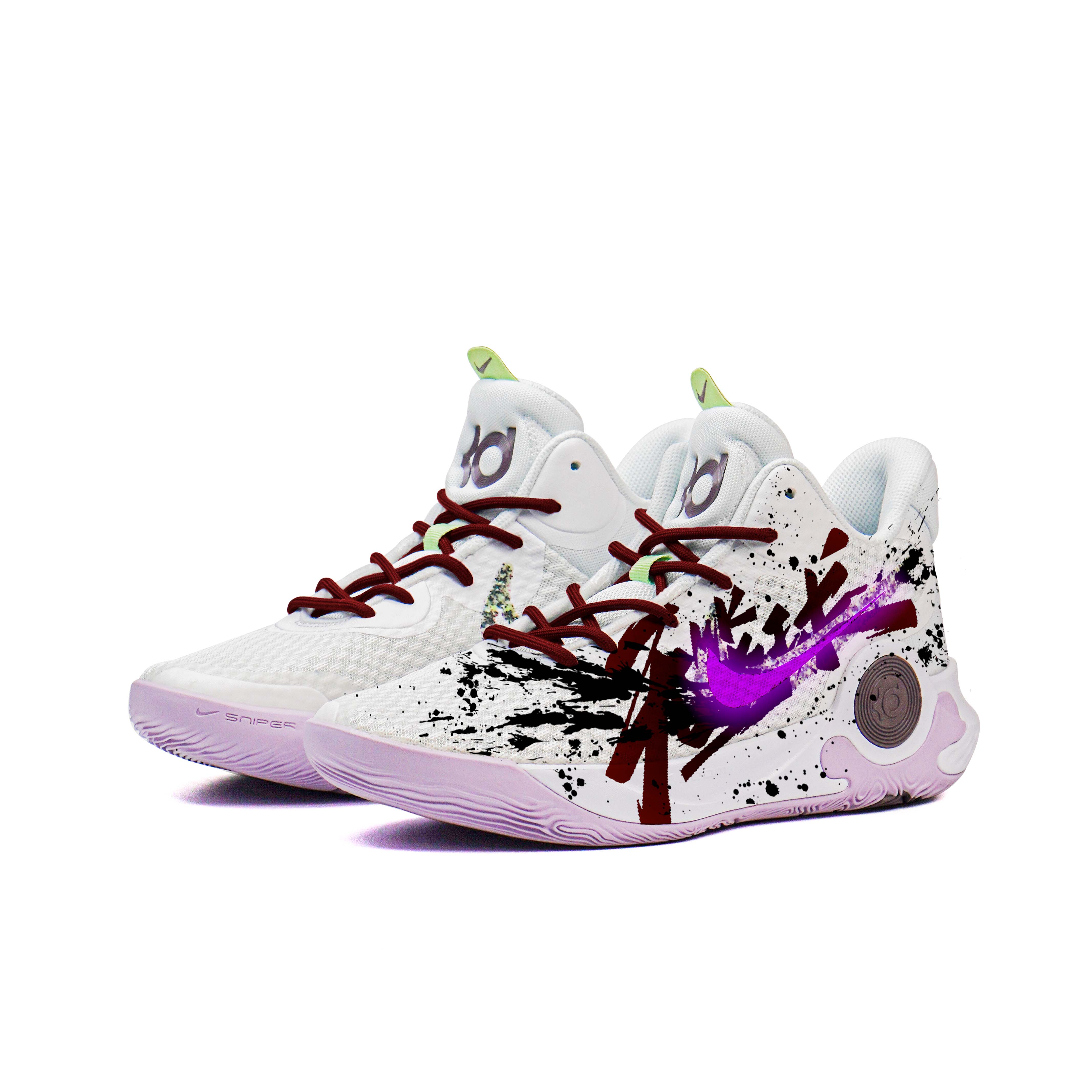 Nike KD Trey 5 IX Cushioned Slip-Resistant Coverage Mid-Top Vintage Basketball Shoes Unisex Black White купить в интернет-магазине Yoocart с быстрой доставкой по России.
