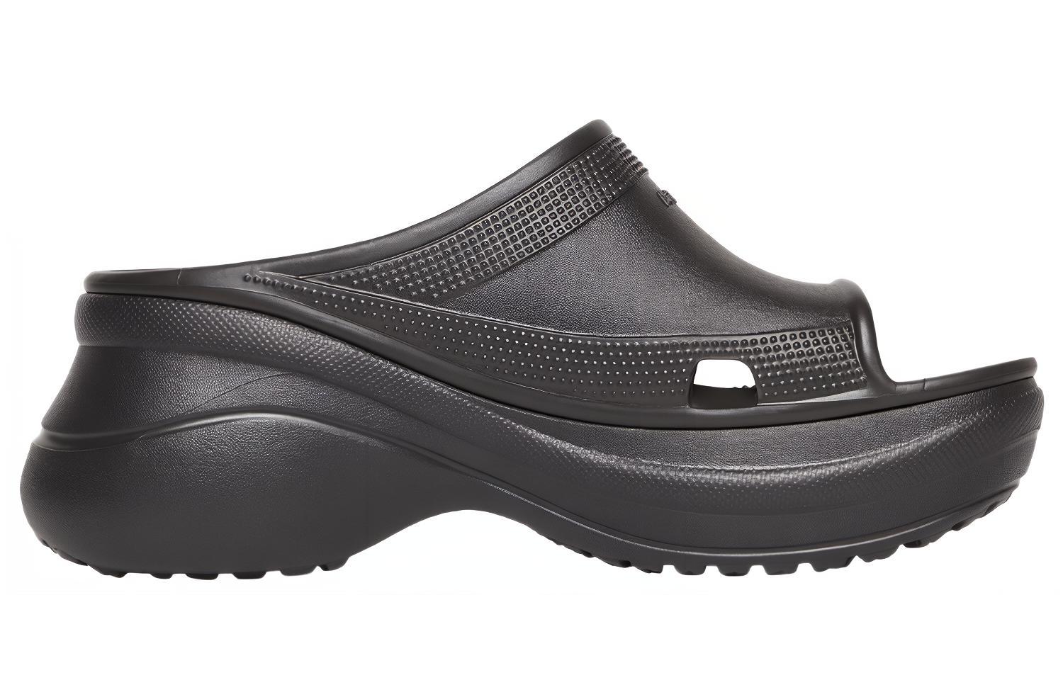 Balenciaga Crocs Pool Slide Sandals 'Black'