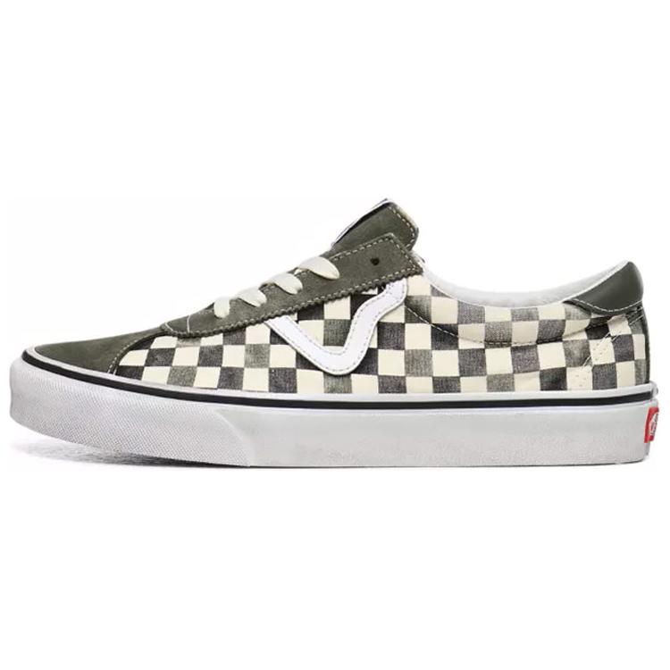 Vans Washed Sport Grey Checkboard 'Gray White'