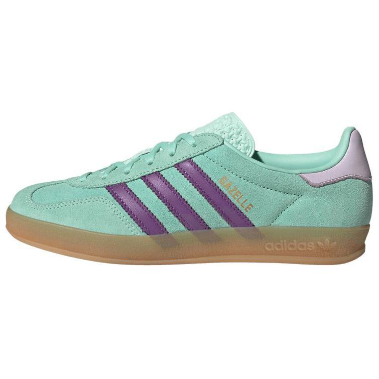 Adidas Women's Gazelle Indoor 'Clear Mint Active Purple' Women's