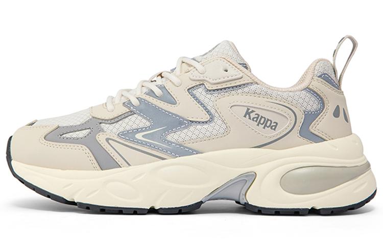 Kappa Cushioning Anti-Slip And Wear-Resistant Low-Top Casual Running Shoes Unisex Silver Gray