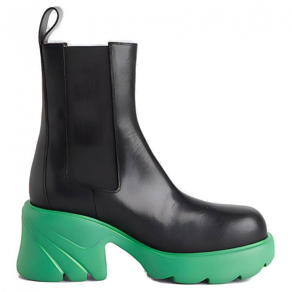 Bottega Veneta Flash Boots Black Grass Women's