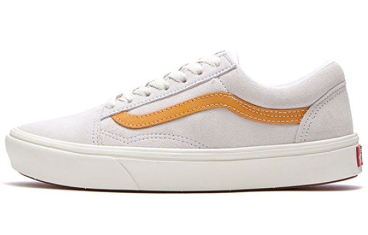 Vans Comfycush Old Skool Low Tops Casual Skateboarding Shoes Unisex Gray Orange