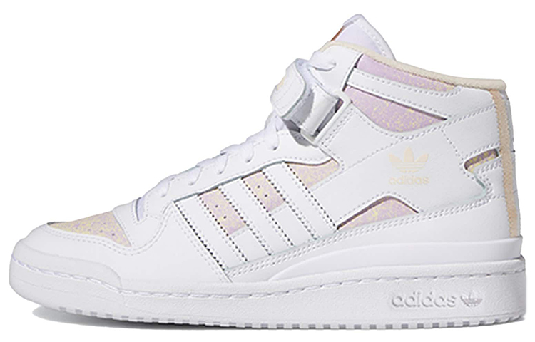 Adidas Forum Mid Cloud White Bliss Orange Women's