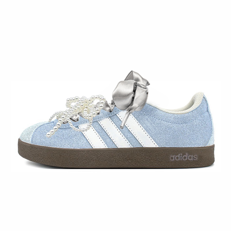 Adidas Neo VL Court Lifestyle Low Top Skateboard Shoes Unisex Blue
