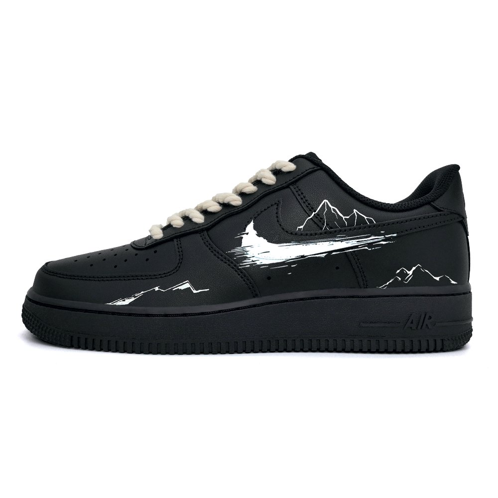 Nike Air Force 1 Skateboard Shoes Unisex Low Top Black/White