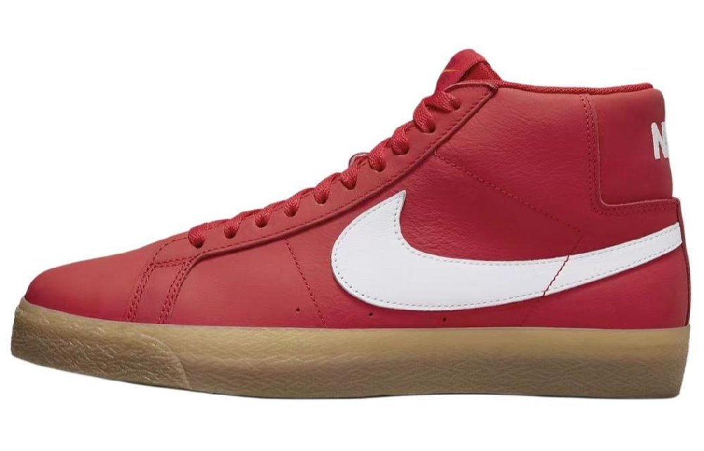 Nike Sb Zoom Blazer Mid Orange Label Red Gum