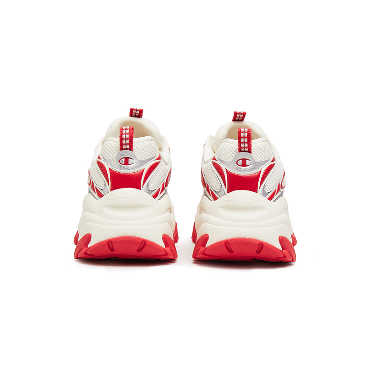 Champion Nebula Layered Balance Low Top Chunky Sneakers Women's Milk White/Aurora Red купить в интернет-магазине Yoocart с быстрой доставкой по России.