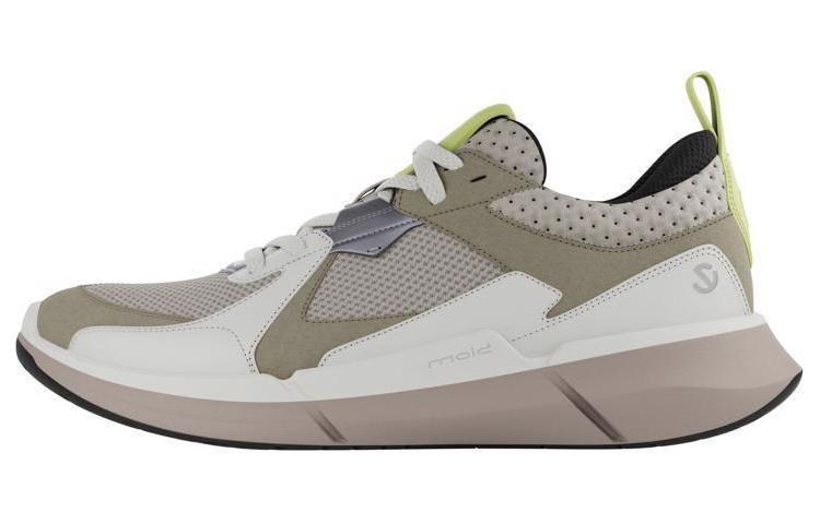Ecco Low Top Casual Shoes Men's Gray Green