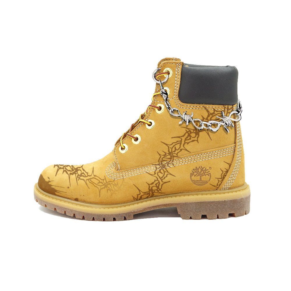 Timberland PREMIUM Short Martin Boot Men's Brown Yellow