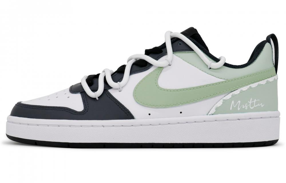 Nike Court Borough Green Bean Ice Cream Non-slip Lightweight Low-Top Skateboard Shoes GS Green