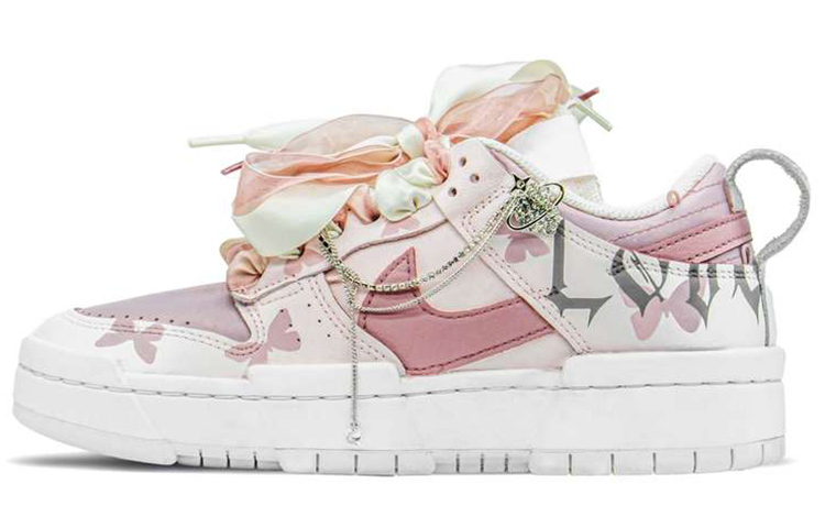 Nike Dunk Disrupt Skateboard Shoes Women's Low top Pink