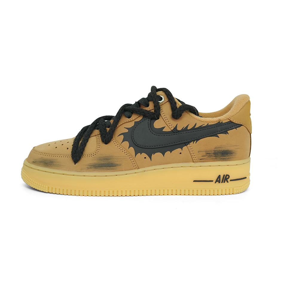 Nike Air Force 1 Cushioning Wear-Resistant Low-Top Skateboard Shoes Unisex Brown