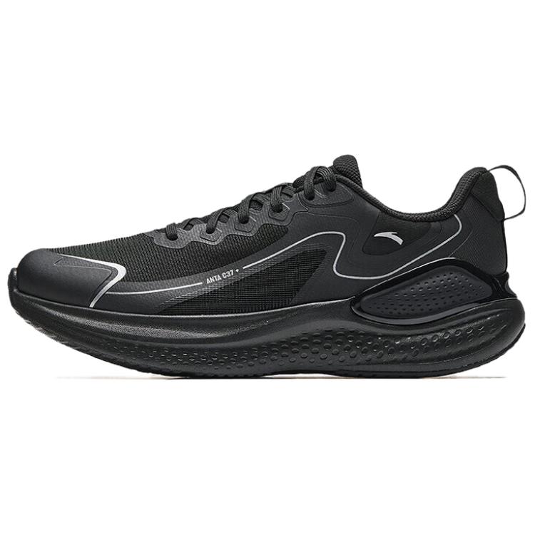 Anta Cloud Qidan Shock Absorbers Rebound Low top Casual Running Shoes Men's Black