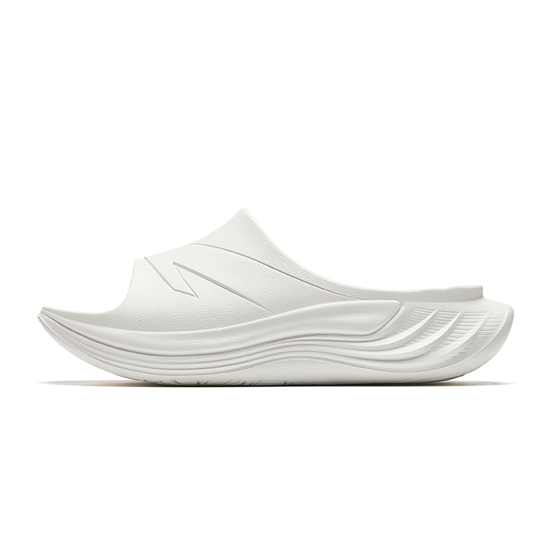 Anta Cushioning Slip Resistant Slide Slippers Men's Ivory White