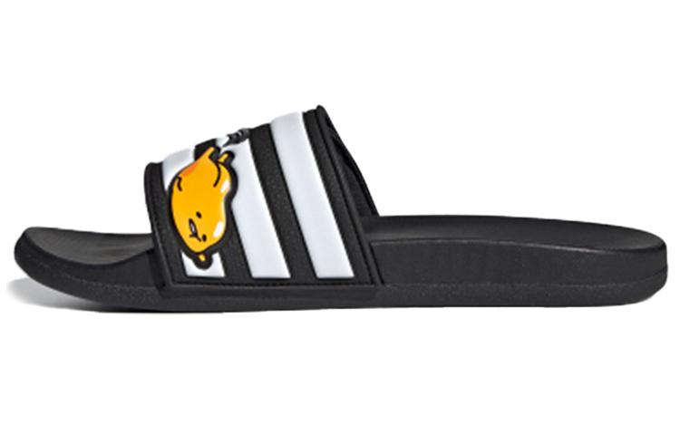 Adidas Neo Adilette Comfort Adj Yellow Crossover Black White Unisex Slippers 'Black White'