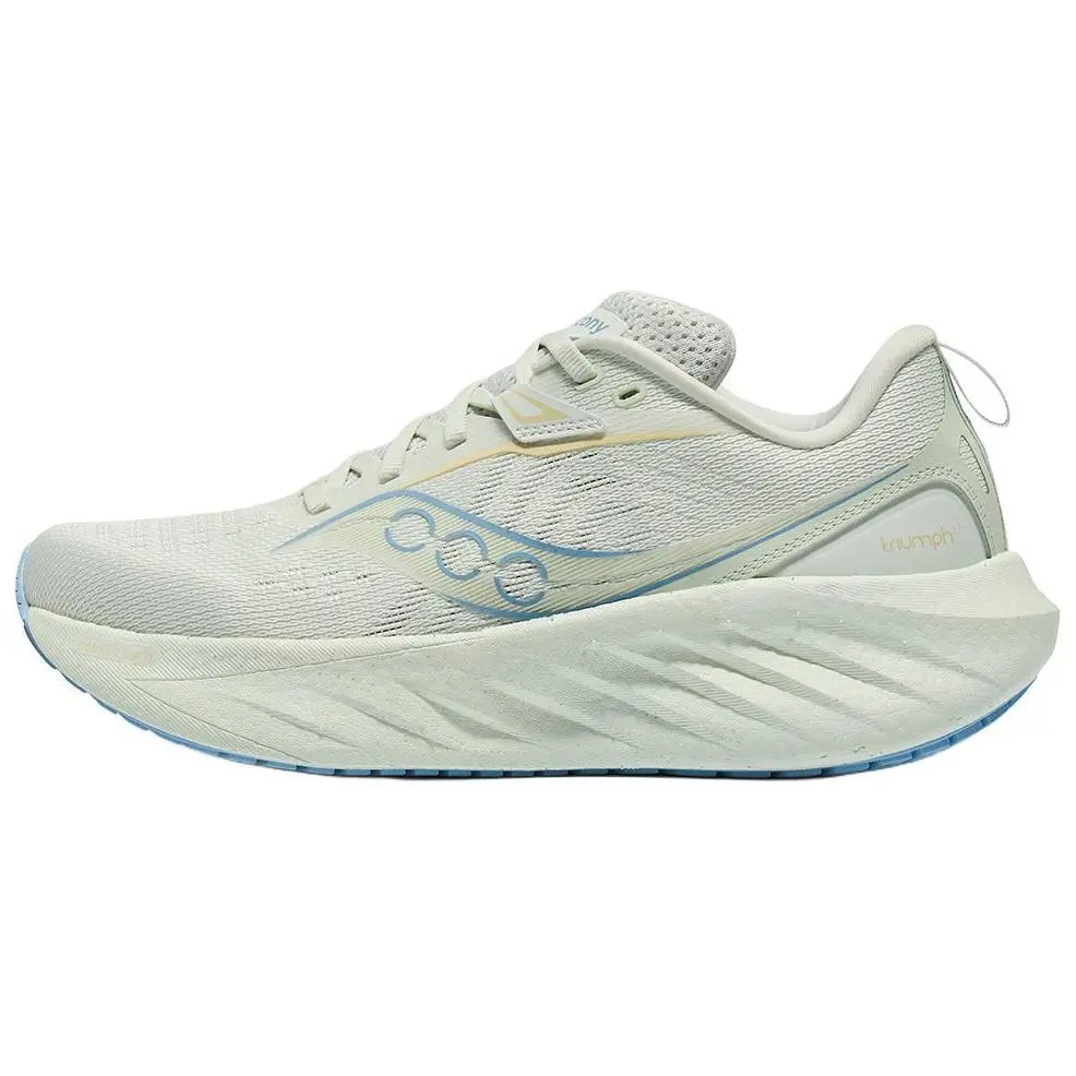 Saucony TRIUMPH 22 Anti Slip Wear Resistant Low Top Running Shoes Women's Light Green