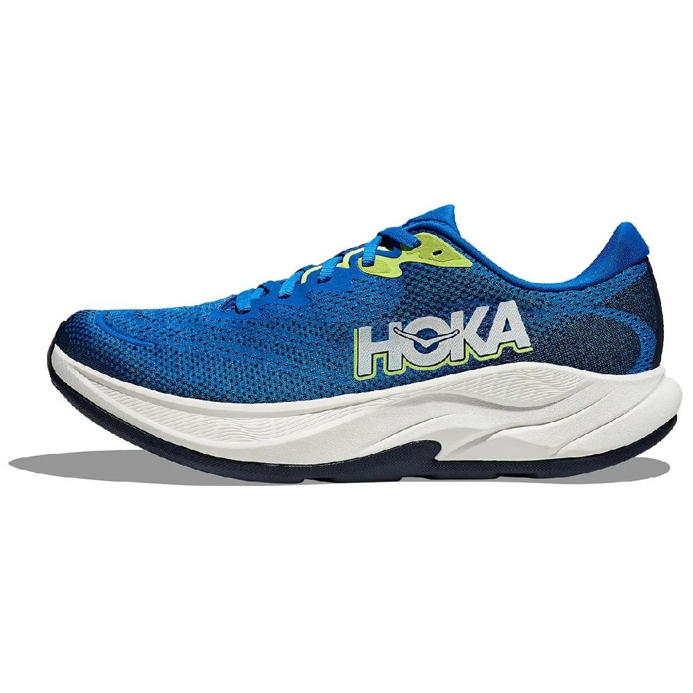 HOKA ONE ONE Anti Slip Wear Resistant Low Top Casual Y2k Retro Running Shoes Men's Blue White