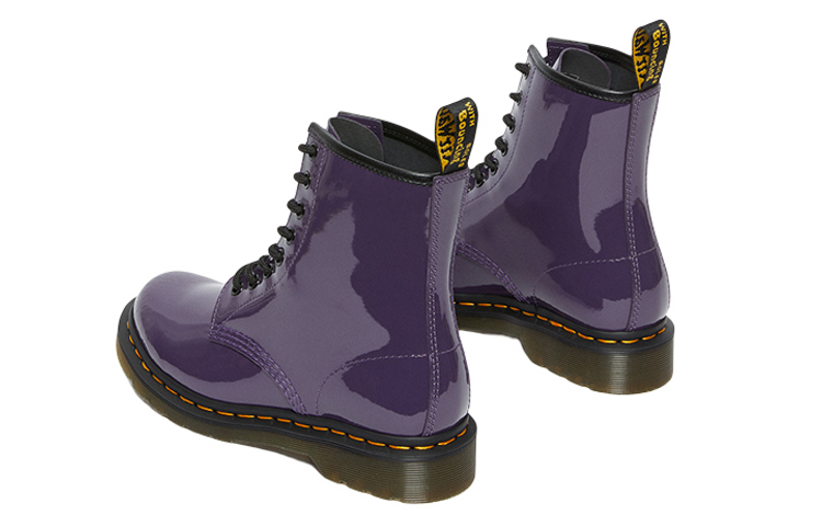 Dr. Martens Lens Patent Leather 8 Martin Boots Black Purple Women's купить в интернет-магазине Yoocart с быстрой доставкой по России.