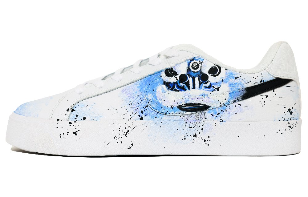 Nike Court Royale Collection Skateboard Shoes Unisex Low Top White/Blue