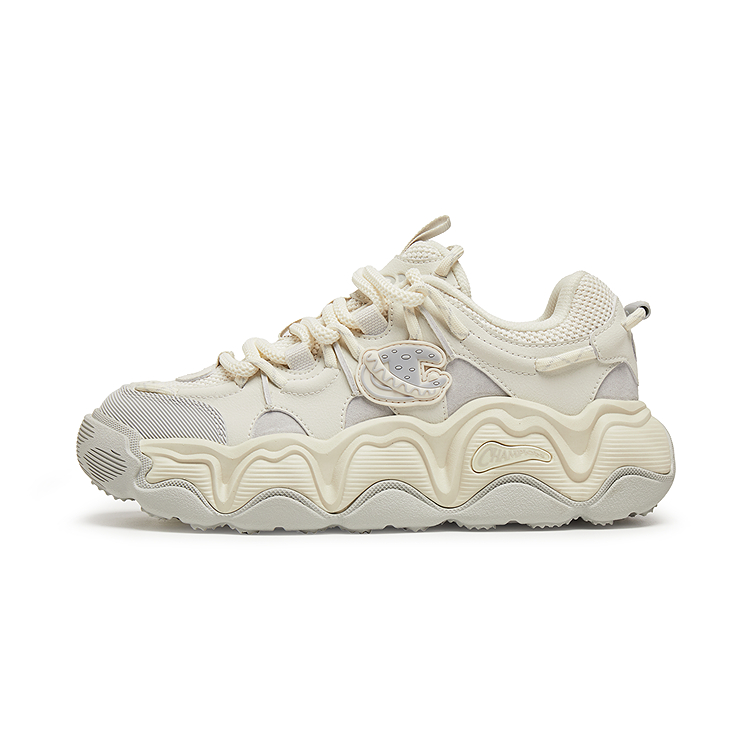Champion Low top Casual Shoes Women's Milk White/Day Stone Gray