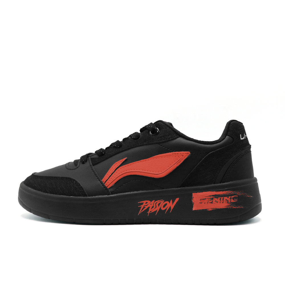 LiNing Yuanbao V3 Abrasion Resistant Shock Absorbers Low Top Skateboard Shoes Men's Black
