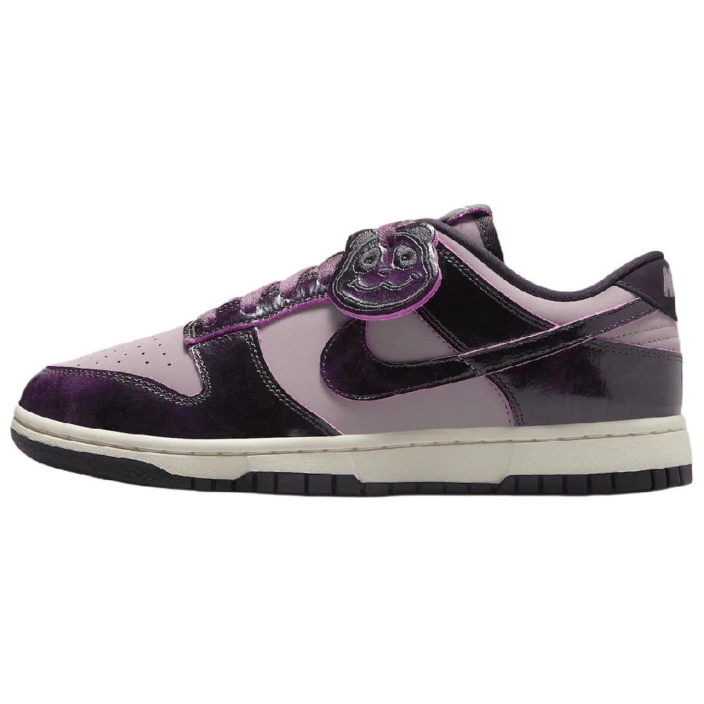 Nike Dunk Slip Resistant Abrasion Resistant Low top Skateboard Shoes Women's Pink Purple