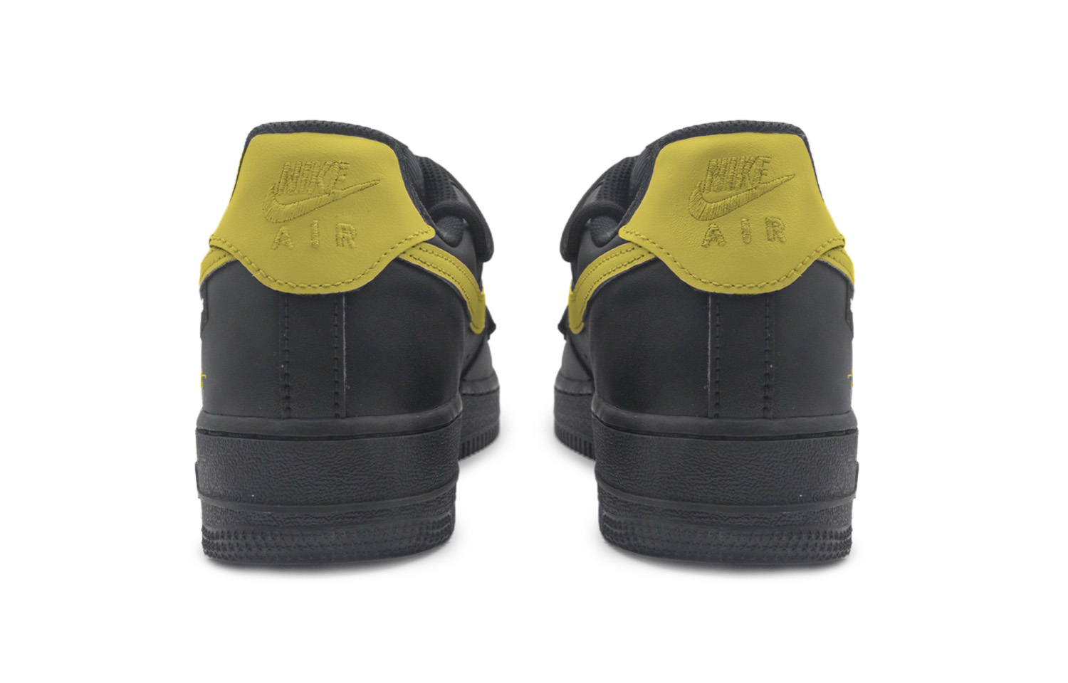 Nike Air Force 1 Abrasion Resistant Low Top Skateboard Shoes Unisex Black Yellow купить в интернет-магазине Yoocart с быстрой доставкой по России.