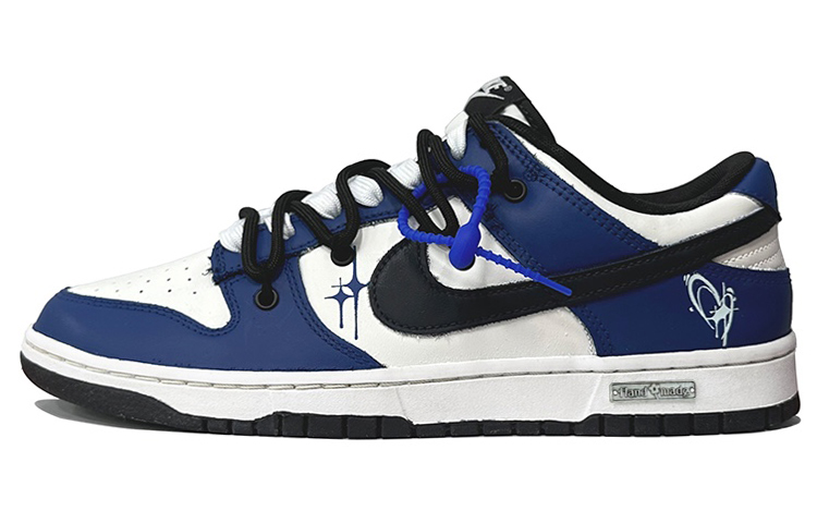 Nike Dunk Low Low-Top Skateboard Shoes Men's Blue White
