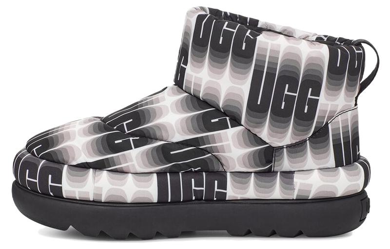 UGG Classic Maxi Wavelength Mini Boot 'Black And White' Women's