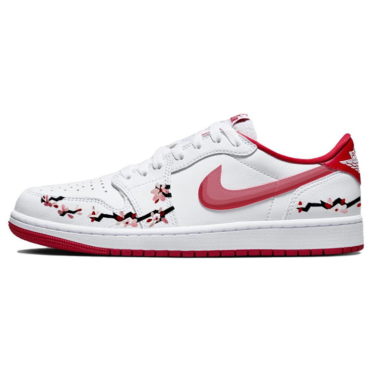Jordan Air Jordan 1 Vintage Basketball Shoes Unisex Low Top Pink/White