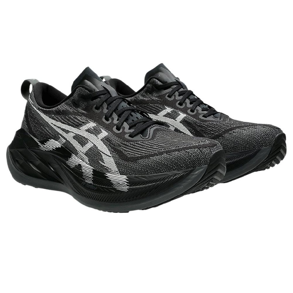 Asics SUPERBLAST 2 Anti-Slip Wear-Resistant Low-Top Running Shoes Unisex Black White