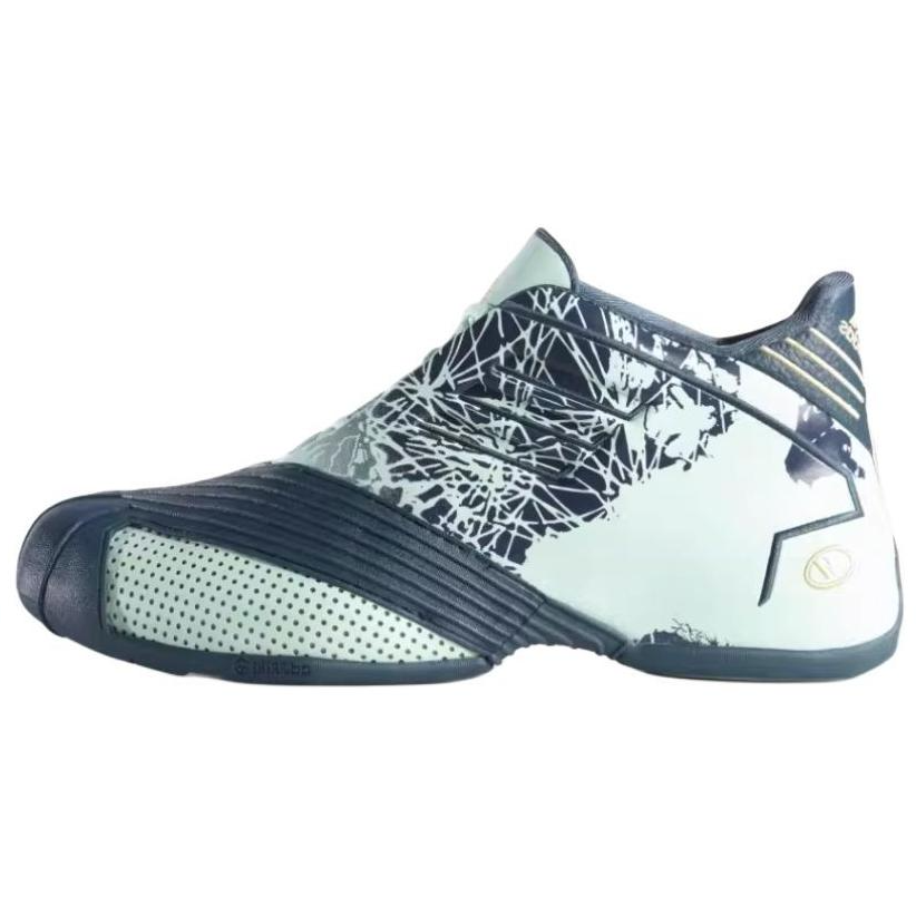 Adidas T Mac 1 Anti-Slip Wear-Resistant Mid-Top Basketball Shoes Men's Graphite Green