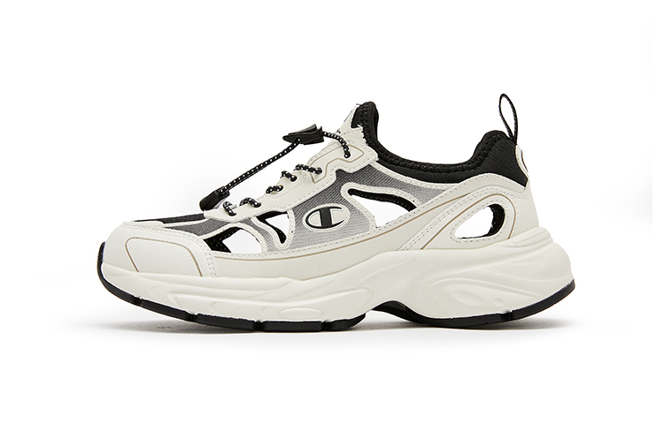 Champion Abrasion Resistant Low Top Casual Shoes Women's Black White