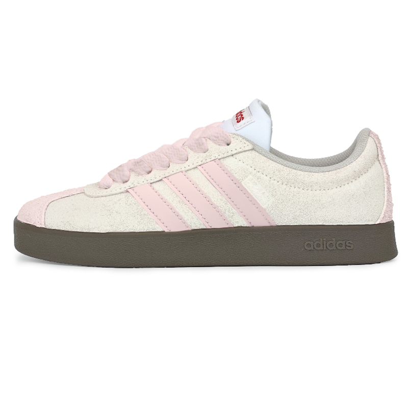 Adidas Neo VL Court 2.0 Abrasion-Resistant Slip-Resistant Low-Top Skateboard Shoes Women's Gray Pink купить в интернет-магазине Yoocart с быстрой доставкой по России.