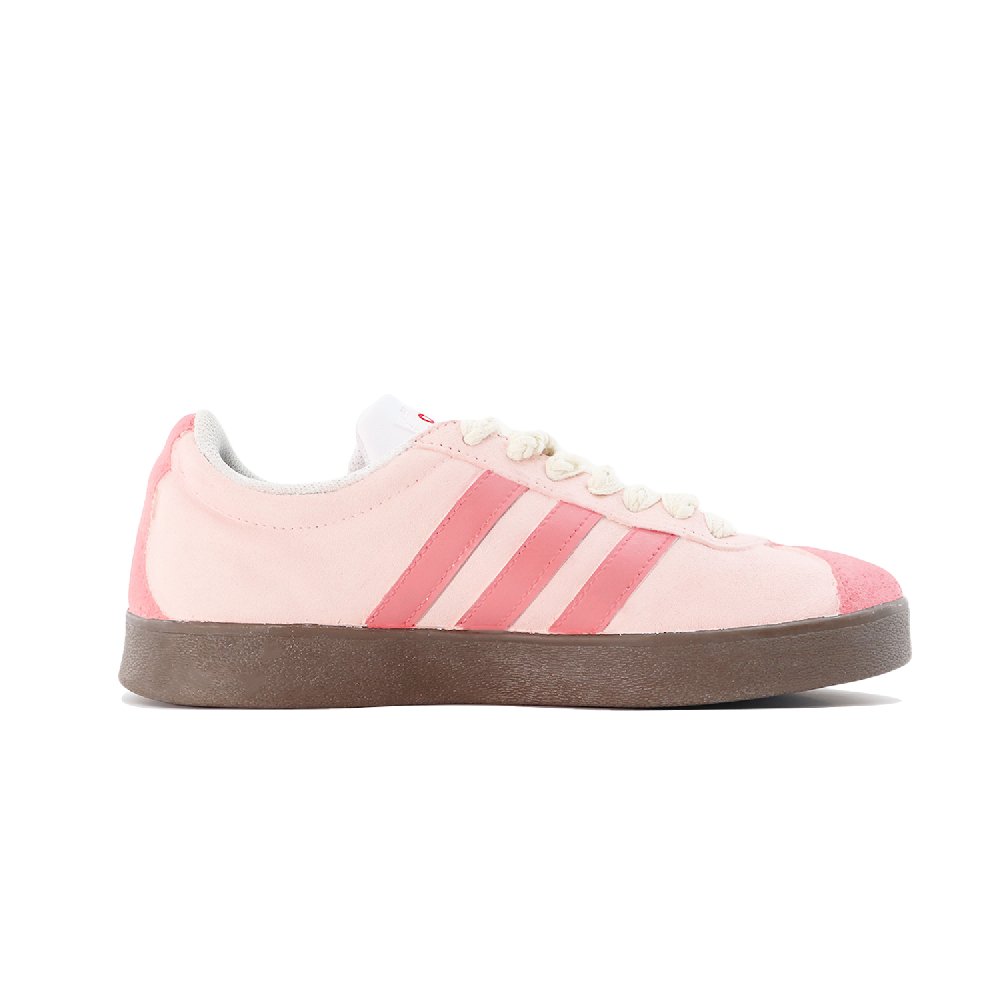 Adidas Neo VL Court Lifestyle Balloon Party Slip Resistant Low Top Skateboard Shoes Unisex Pink