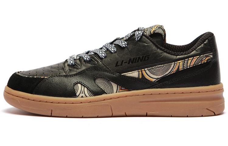 LiNing Deluxe Low Anti-Slip And Wear-Resistant Lightweight Low-Top Skateboard Shoes Women's Black
