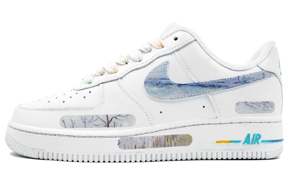 Nike Air Force 1 Skateboard Shoes Women's Low-Top Blue