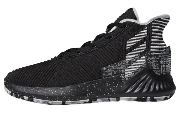 Adidas D Rose 9 Ross Mid-Top Basketball Shoes Men's Black White