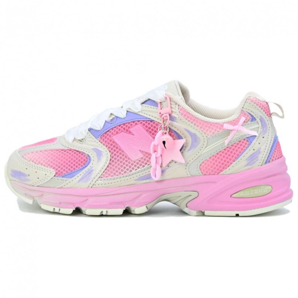 New Balance NB 530 Slip-Resistant Breathable Coverage Rebound Low-Top Running Shoes Unisex Pink